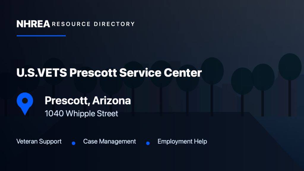 U.S.VETS — Prescott Offices & Satellite Service Center resource listing in Prescott, Arizona