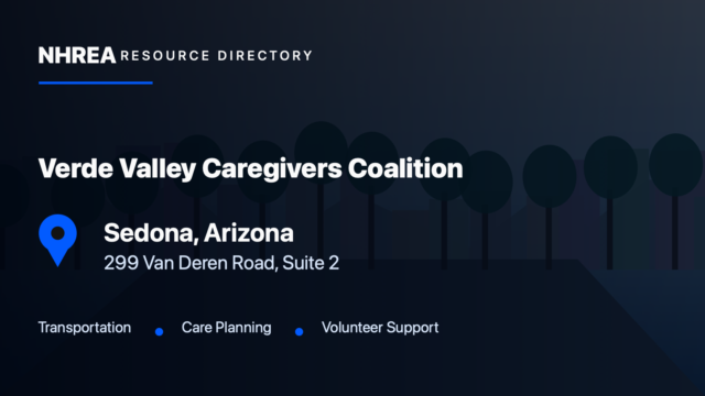 Verde Valley Caregivers Coalition resource listing in Sedona, Arizona