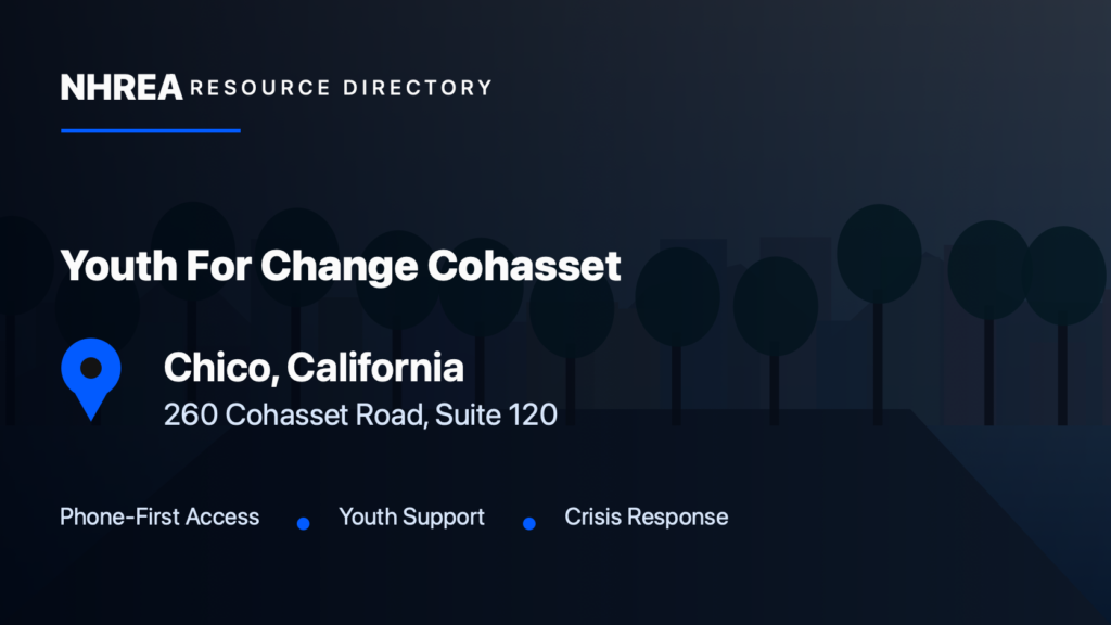 Youth For Change — Cohasset Homeless Youth Service Access resource listing in Chico, California